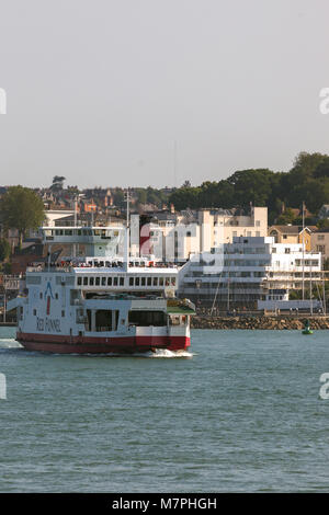 Isle of Wight Fähre, East Cowes Rubrik für Southampton England Großbritannien Stockfoto