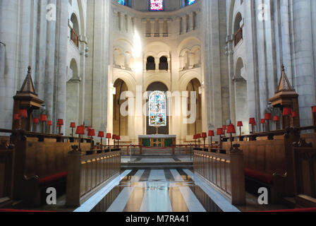 Innenraum von St. Anne's Cathedral, Belfast, Nordirland İreland, Großbritannien Stockfoto