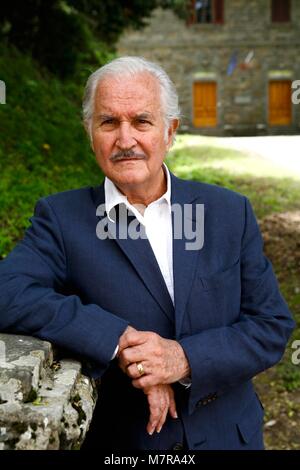 Der mexikanische Schriftsteller Carlos Fuentes in Florenz, Italien Foto © gerardo Gazia/Sintesi/Alamy Stock Foto Stockfoto