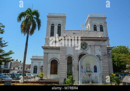 George Town, Malaysia - Mar 10, 2016. Die katholische Kirche Mariä Himmelfahrt in George Town in Insel Penang, Malaysia. Stockfoto