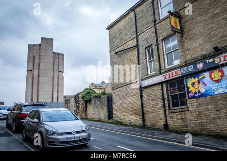 Die umstrittene High Point Gebäude in Bradford, West Yorkshire, England. Stockfoto