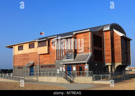 Das Shoreham Hafen Rettungsboot Station, Shoreham-By-Meer Stadt, Sussex, England, Großbritannien Stockfoto