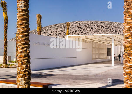 Abu Dhabi, VAE - 15. Nov. 2018: Louvre in Abu Dhabi, VAE Stockfoto