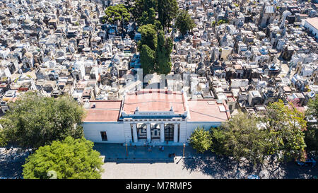 Cementerio de la Recoleta oder La Friedhof von Recoleta, Buenos Aires, Argentinien Stockfoto