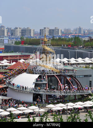 Nepal Pavillon auf der Weltausstellung Expo 2010 in Shanghai, China. Stockfoto