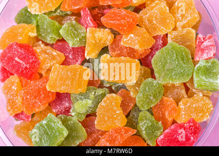 Hintergrund der bunten getrocknete Früchte. Stockfoto