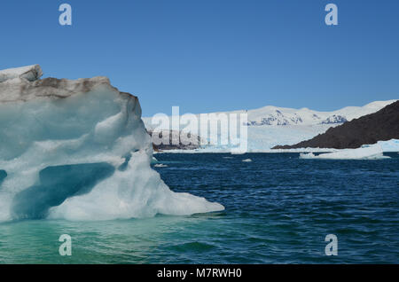 Steffen Gletscher in Campo de Hielo Sur (südliche patagonische Eisfeld), chilenischen Patagonien Stockfoto