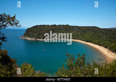 Te Pukatea Bay, Abel Tasman National Park, Nelson, Südinsel, Neuseeland Stockfoto