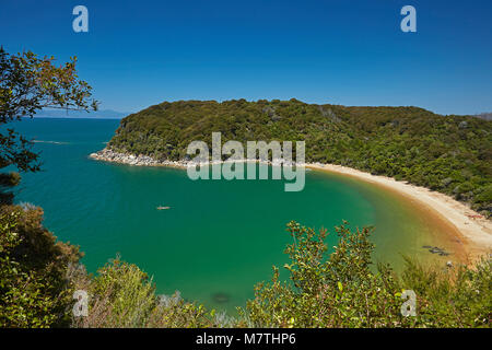 Te Pukatea Bay, Abel Tasman National Park, Nelson, Südinsel, Neuseeland Stockfoto