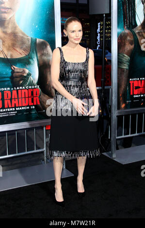 Hollywood, Kalifornien. März 12, 2018. Kate Bosworth besucht die 'Tomb Raider' Premiere auf TCL Chinese Theater IMAX am 12. März in Hollywood, Kalifornien 2018. Credit: Geisler-Fotopress/Alamy leben Nachrichten Stockfoto