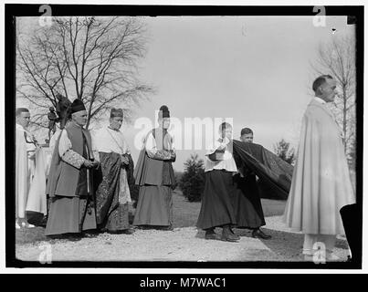 GIBBONS, James, Kardinal. Bischöfliche JUBILÄUM FÜR KARDINAL GIBBONS AN DER KATHOLISCHEN UNIVERSITÄT. Kardinal McRORY; Msgr. RUSSELL, LINKS LCCN 2016869712 Stockfoto