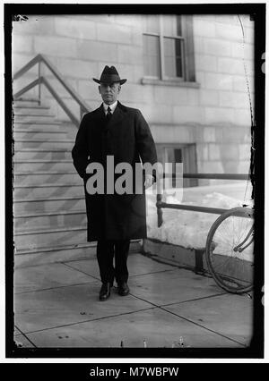 Ein Porträt von John Frost Nugent, US-Senator aus Idaho, der von 1918 bis 1921 diente und später für die Federal Trade Commission arbeitete. Stockfoto
