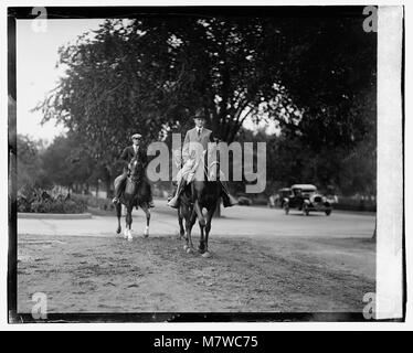Coolidge zu Pferd, (8-18-23) LOC npcc. 09237 Stockfoto