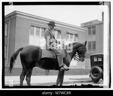 Coolidge zu Pferd, 8-18-23 LOC npcc. 09236 Stockfoto