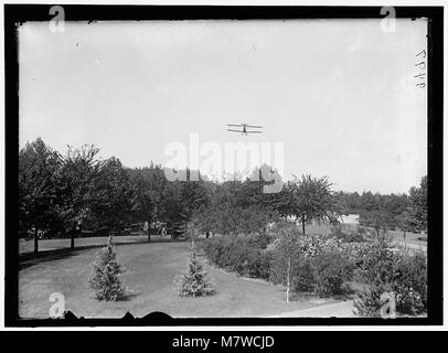 Alliierte Flugzeuge. DEMONSTRATION bei Polo Grounds. Frühe THOMAS - MORSE AMERIKANISCHE FLUGZEUG LCCN 2016868424 Stockfoto