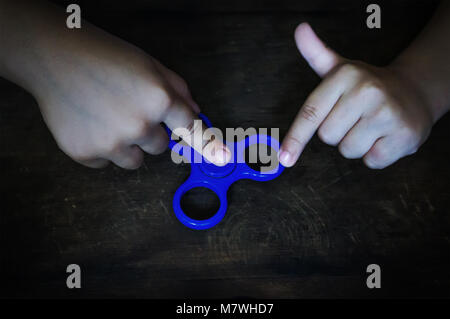 Hand zappeln Spinner Stockfoto