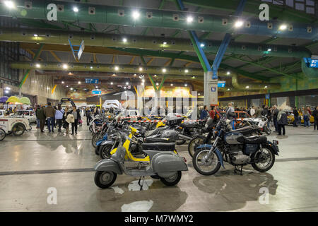 Retro Málaga 2018. Messen und Kongress Zentrum von Malaga, Andalusien, Spanien. Stockfoto