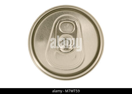 Ein isolierter geschlossen Soda Deckel kann Stockfoto