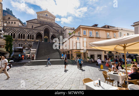 Kathedrale von Amalfi, Salerno, Kampanien, Italien Stockfoto