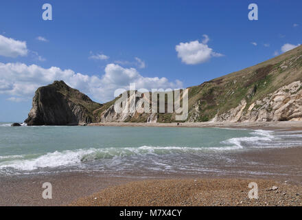 Man O' War Cove, St. Oswald's Bay, Dorset, Großbritannien Stockfoto