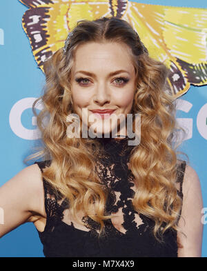 AMANDA SEYFRIED amerikanische Schauspielerin die Weltpremiere von "Gringo" von Amazon Studios und STX Filme im Regal LA Live Stadion 14. Am 6. März 2018 in Los Angeles, Kalifornien, besucht. Foto: Jeffrey Mayer Stockfoto