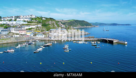 Mevagissey Hafen, St Austell, Cornwall, Großbritannien Stockfoto