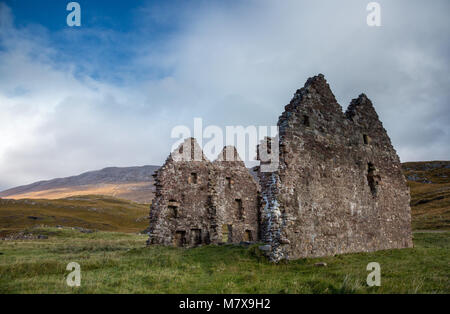 Blick Richtung Calda Haus, Assynt, Sutherland, Nordwesten Schottland Stockfoto