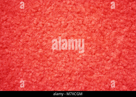 Ein roter Teppich abstrakt Hintergrund Stockfoto