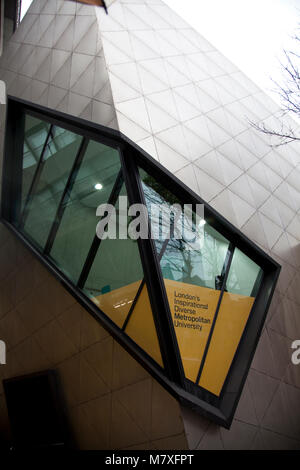 London Metropolitan University Gebäude auf Holloway Road - London N7 Stockfoto