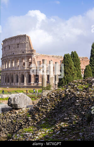 Kolosseum in Rom, Italien. Eine der beliebtesten Reiseziel Stockfoto