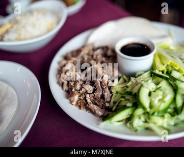 Essen von chinesischen Restaurant Stockfoto