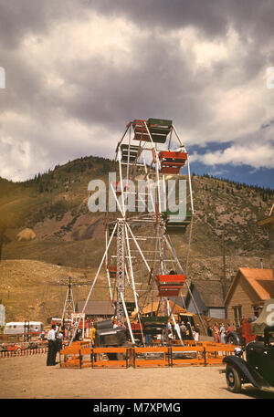 Riesenrad auf Delta County Fair, Colorado, USA, Russell Lee für die Farm Security Administration - Office of War Information, Oktober 1940 Stockfoto