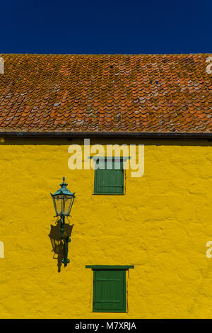 Christiansø ist eine kleine Insel östlich von Bornholm in der Ostsee und den östlichsten Punkt in Dänemark. Hat ein marinestützpunkt seit Jahrhunderten. Stockfoto