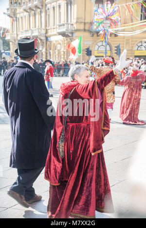Karneval in Rijeka, Kroatien Stockfoto