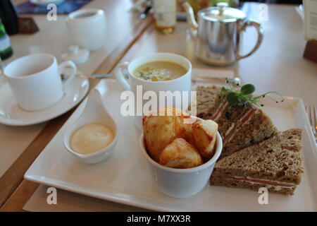 Schottisches Frühstück Stockfoto