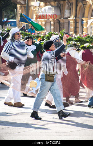 Karneval in Rijeka, Kroatien Stockfoto