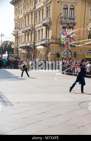 Karneval in Rijeka, Kroatien Stockfoto