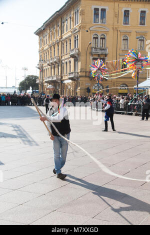 Karneval in Rijeka, Kroatien Stockfoto