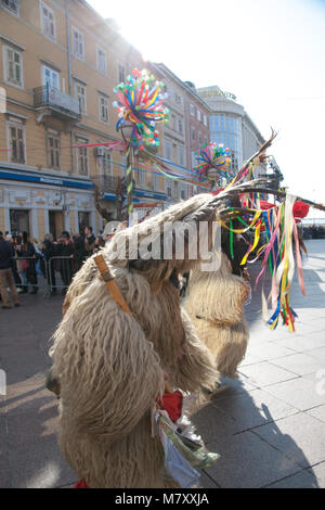 Karneval in Rijeka, Kroatien Stockfoto