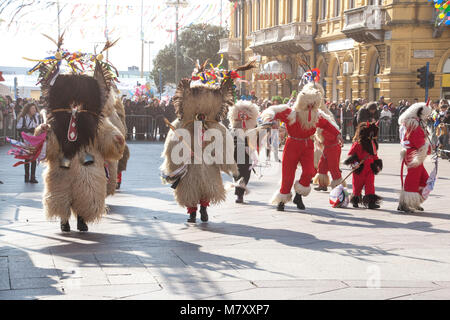 Karneval in Rijeka, Kroatien Stockfoto