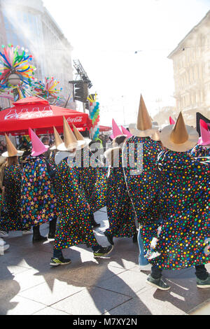 Karneval in Rijeka, Kroatien Stockfoto