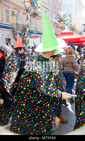 Karneval in Rijeka, Kroatien Stockfoto