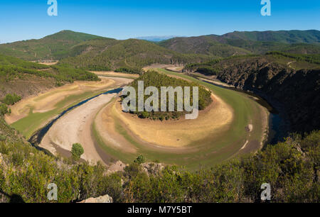 Meandro melero (Extremadura) Stockfoto