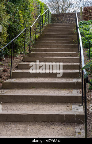 Treppenstufen Stein Stockfoto