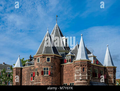 Waag, Nieuwmarkt, Amsterdam, Nordholland, Niederlande Stockfoto