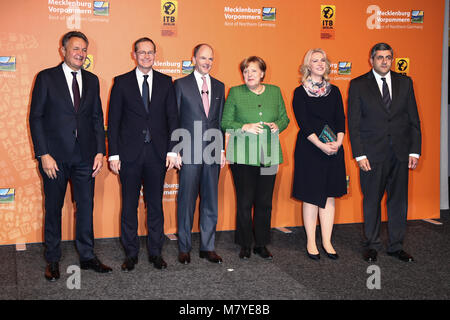 Berlin, Deutschland, 06.3.18, Dr. Michael Frenzel (Präsident Bundesverband der Deutschen Tourismuswirtschaft (BTW), Michael Mueller (Regierender Bürgermeister von Stockfoto