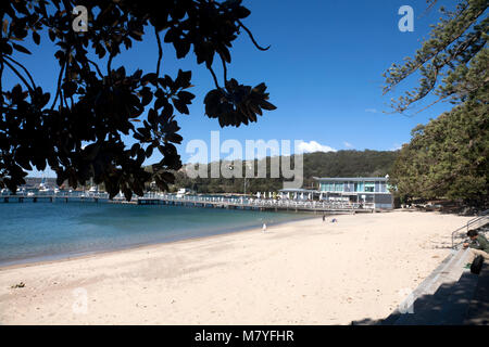 Balmoral Beach Strand Park mosman Sydney New South Wales, Australien Stockfoto