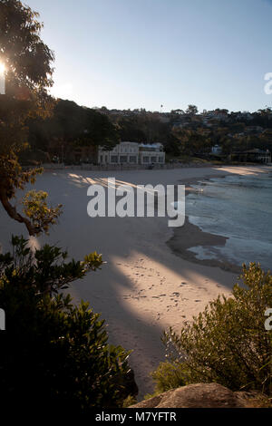 Strand hunter Balmoral Bay Strand Park mosman Sydney New South Wales, Australien Stockfoto