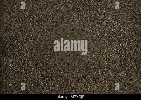 Die alte Mauer hohe Textur Detail in Dunkelbraun mit Einklemmschutz auf der Oberfläche Stockfoto