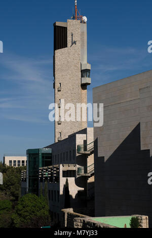 Blick von der Hebräischen Universität in Jerusalem, auf dem Berg von Scopus in Jerusalem, Israel Stockfoto